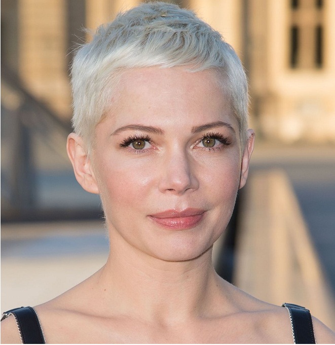 tóc tém ngắn cũn phong cách Michelle Williams