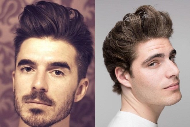 tóc tỉa layer nam ngắn quiff