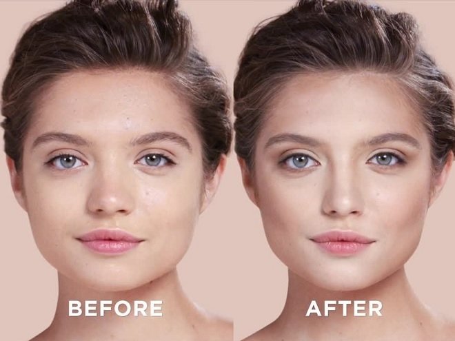 cách trang điểm đi liền với các kiểu tóc ngắn ngang vai cho mặt vuông