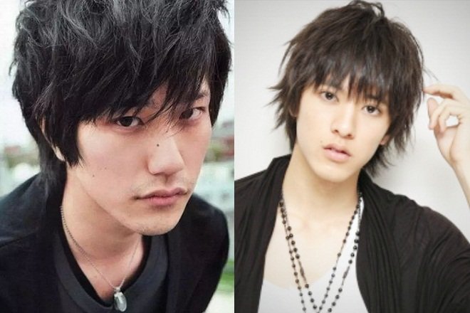 kiểu tóc layer nam nhật bản cho mặt dài, kenichi matsuyama và Matsushima Shota