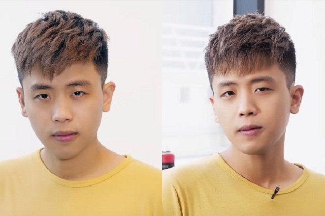 kiểu tóc layer nam nhật bản vuốt rối