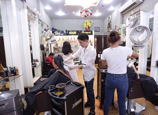 Không gian Salon Tóc.vn