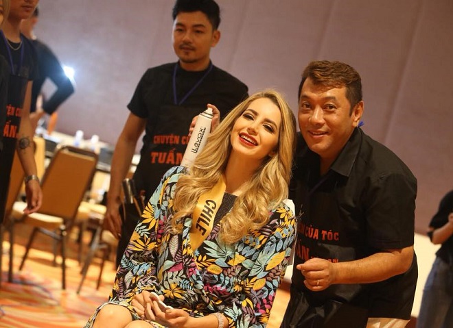 Tuấn Hà Lan là stylist tóc trong nhiều cuộc thi quen thuộc