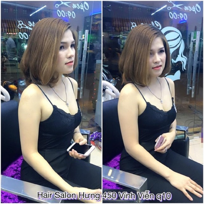 Tạo kiểu kết hợp phục hồi tóc tại Salon Hưng