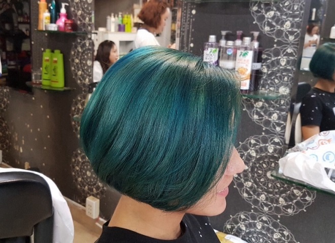 Tóc bob kết hợp nhuộm omber tại Salon Sịn
