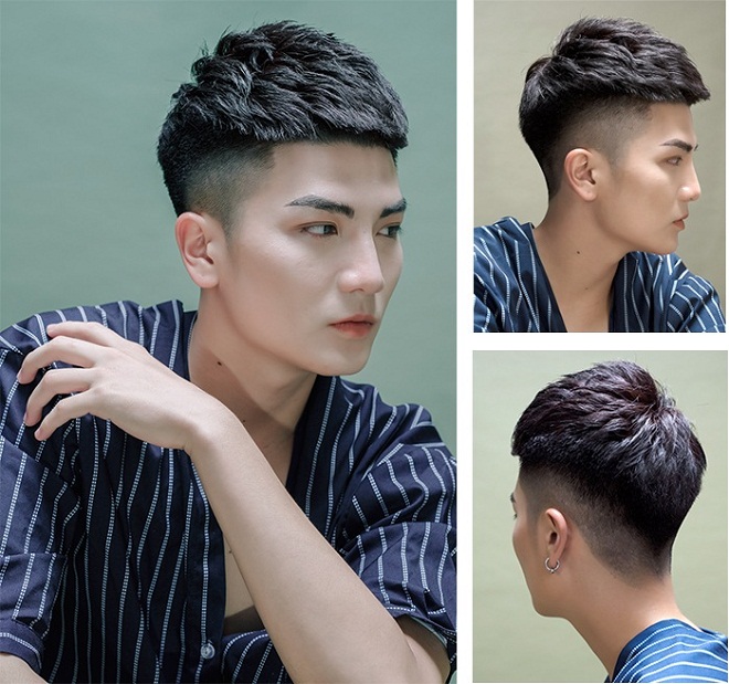 mẫu tóc nam Mohican cắt ngắn