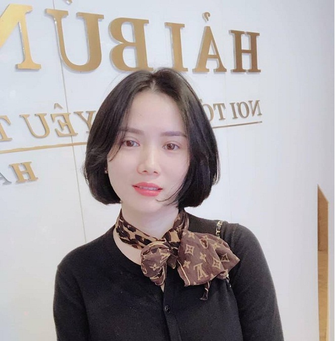 mẫu tóc ngắn thanh lịch cắt tại Hải Bún Hair salon