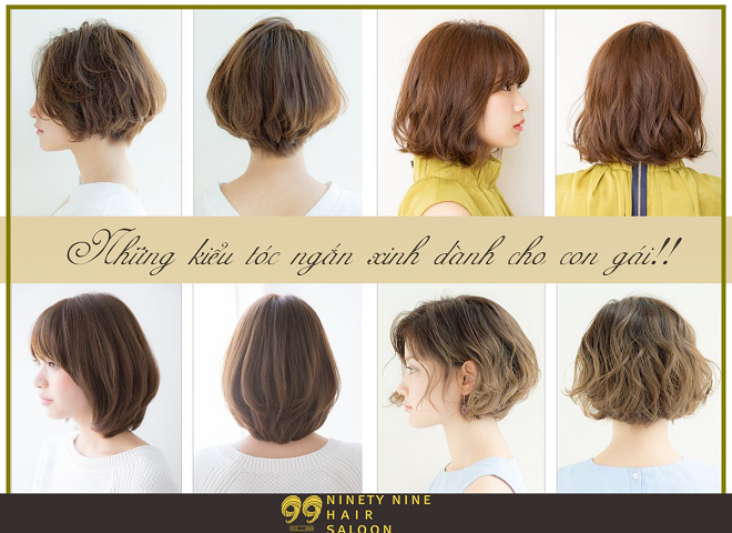 Những kiểu tóc ngắn được thực hiện tại Hair Salon 99