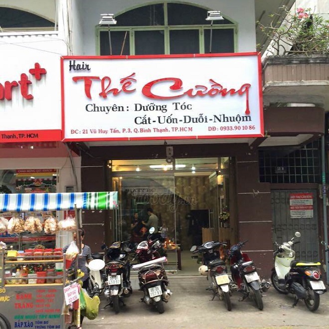 Salon Thế Cường là địa điểm quen thuộc của hội chị em Bình Thạnh