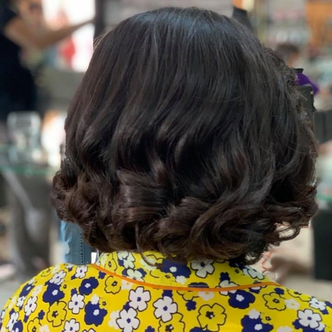 Cắt ngắn kết hợp uốn tại Salon Mr.D