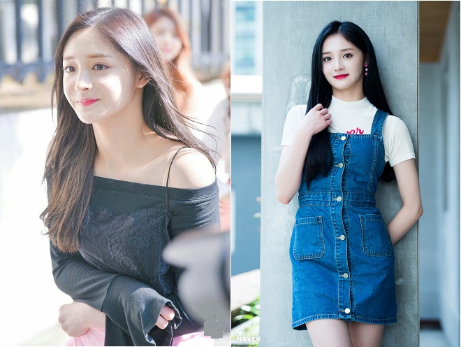 Kyulkyung trong kiểu tóc đen dài xõa thẳng tự nhiên