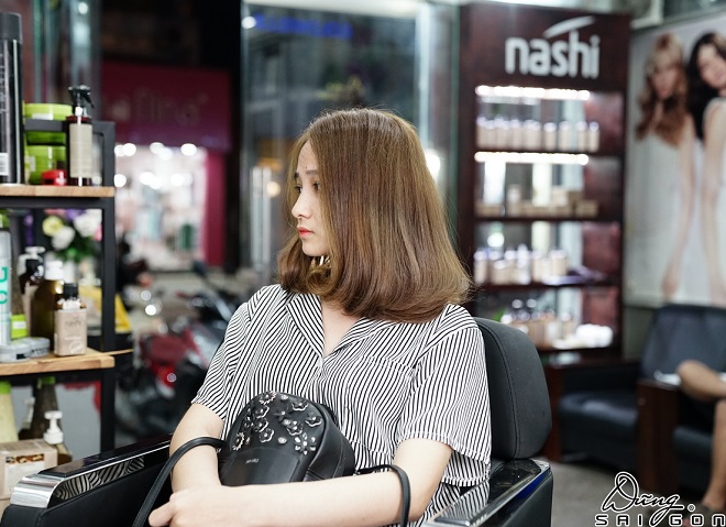 Tóc ngắn cá tính được làm tại Dũng Sài Gòn