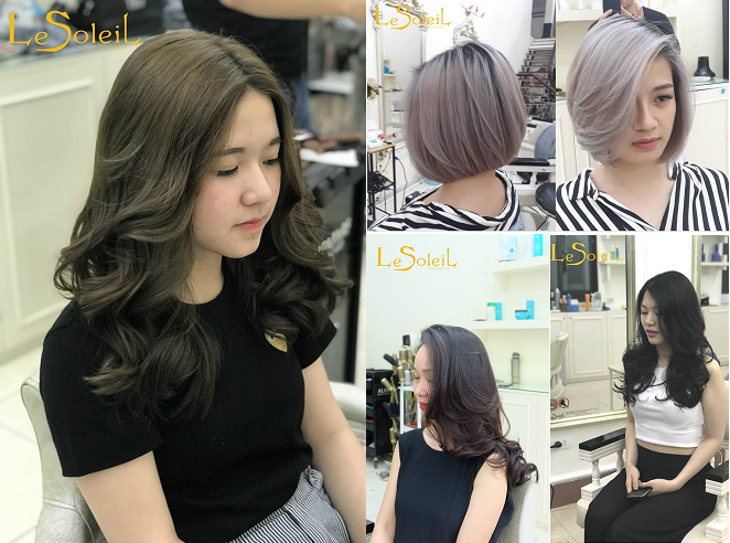 các kiểu tóc đẹp được tạo kiểu tại le Soleil hair