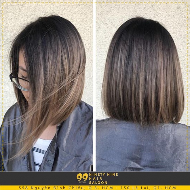mẫu tóc ngắn được cắt tại 99 hair salon