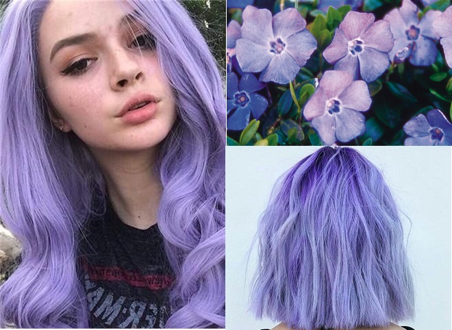 màu tóc periwinkle khuấy đảo cộng đồng mạng