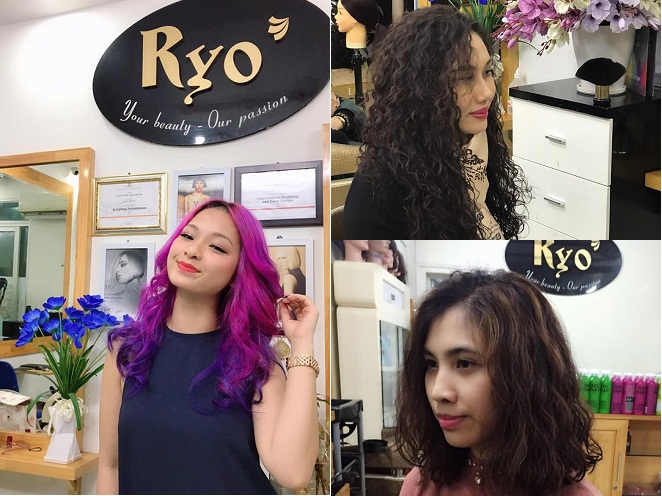 những mẫu tóc đẹp cá tính được cắt tạo kiểu tại Hair salon Ryo